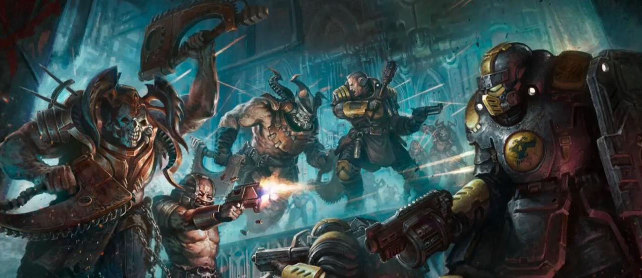 Necromunda - Corpsgrinder vs Palanite Enforcer